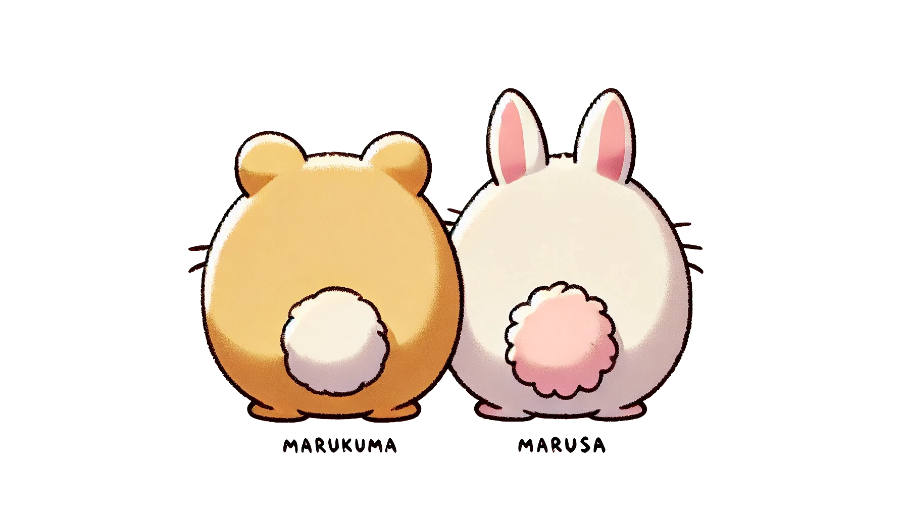 まるくまるうさ