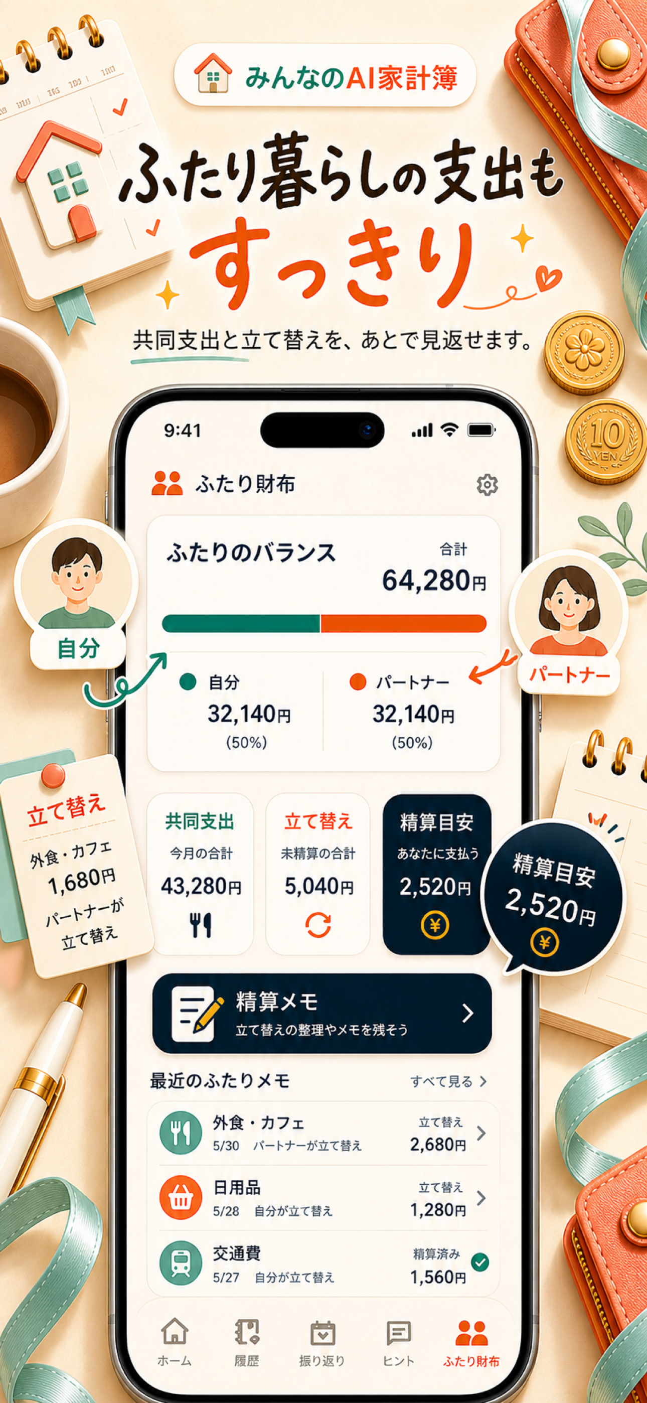 みんなのAI家計簿のスクリーンショット 4