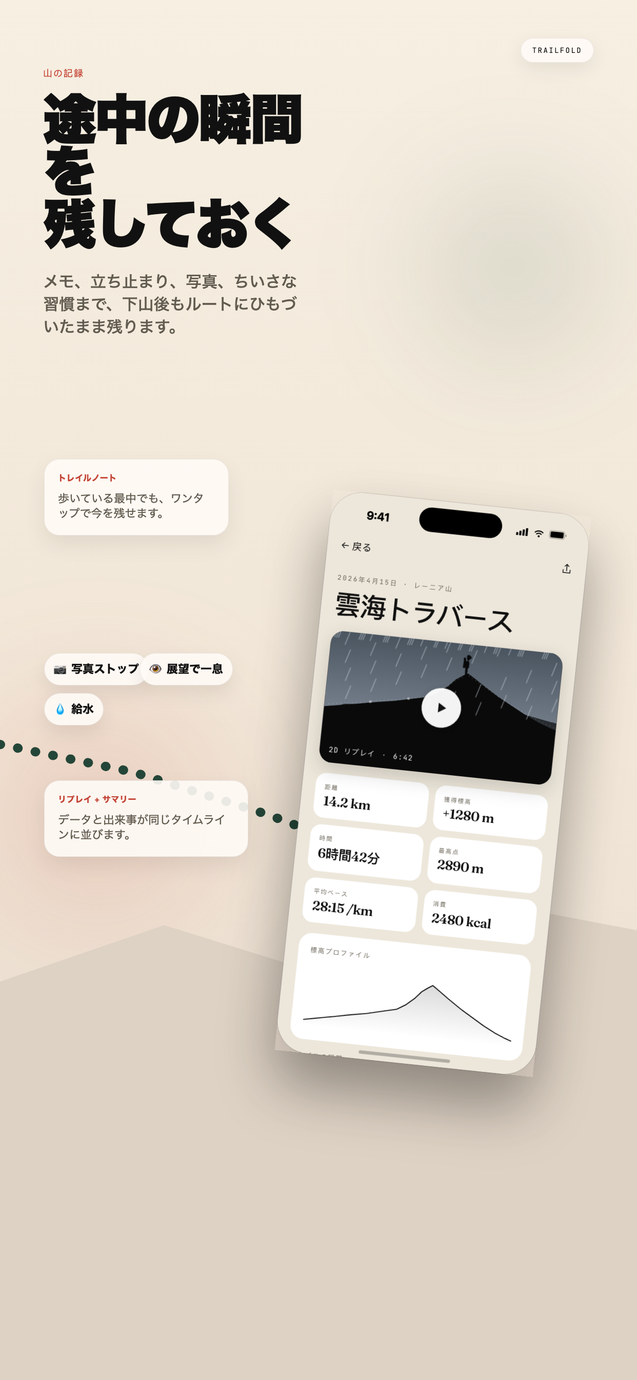 Trailfold（山帖）のスクリーンショット 3