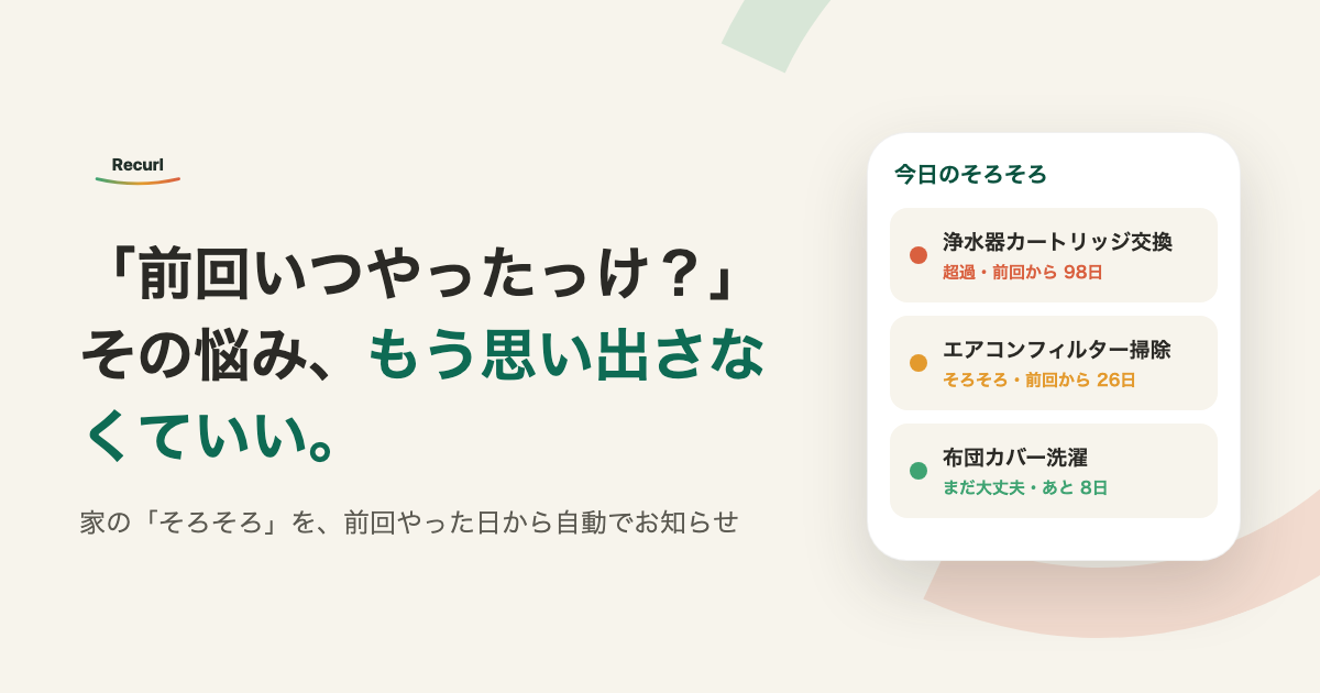 Recurl（リカール）のアプリアイコン