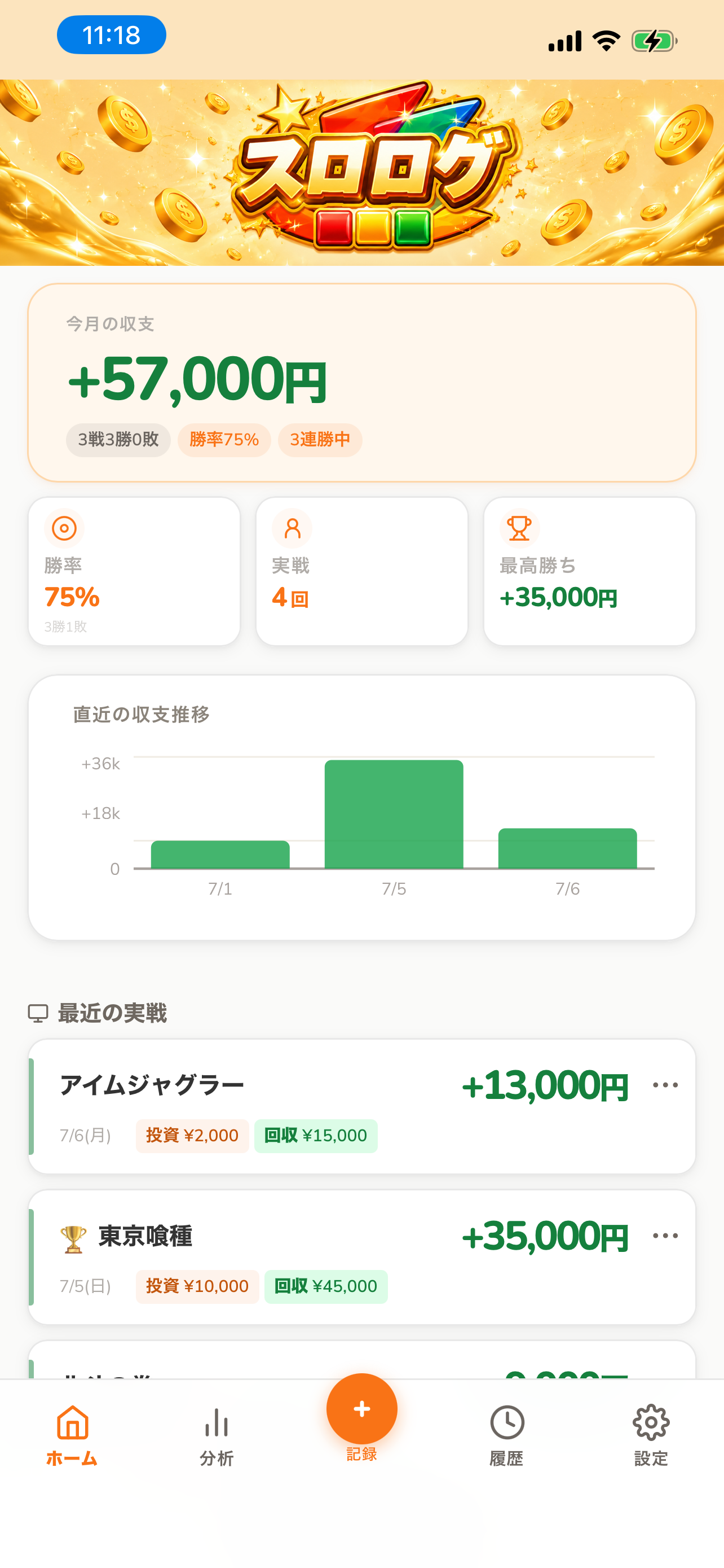 スロログのスクリーンショット 1