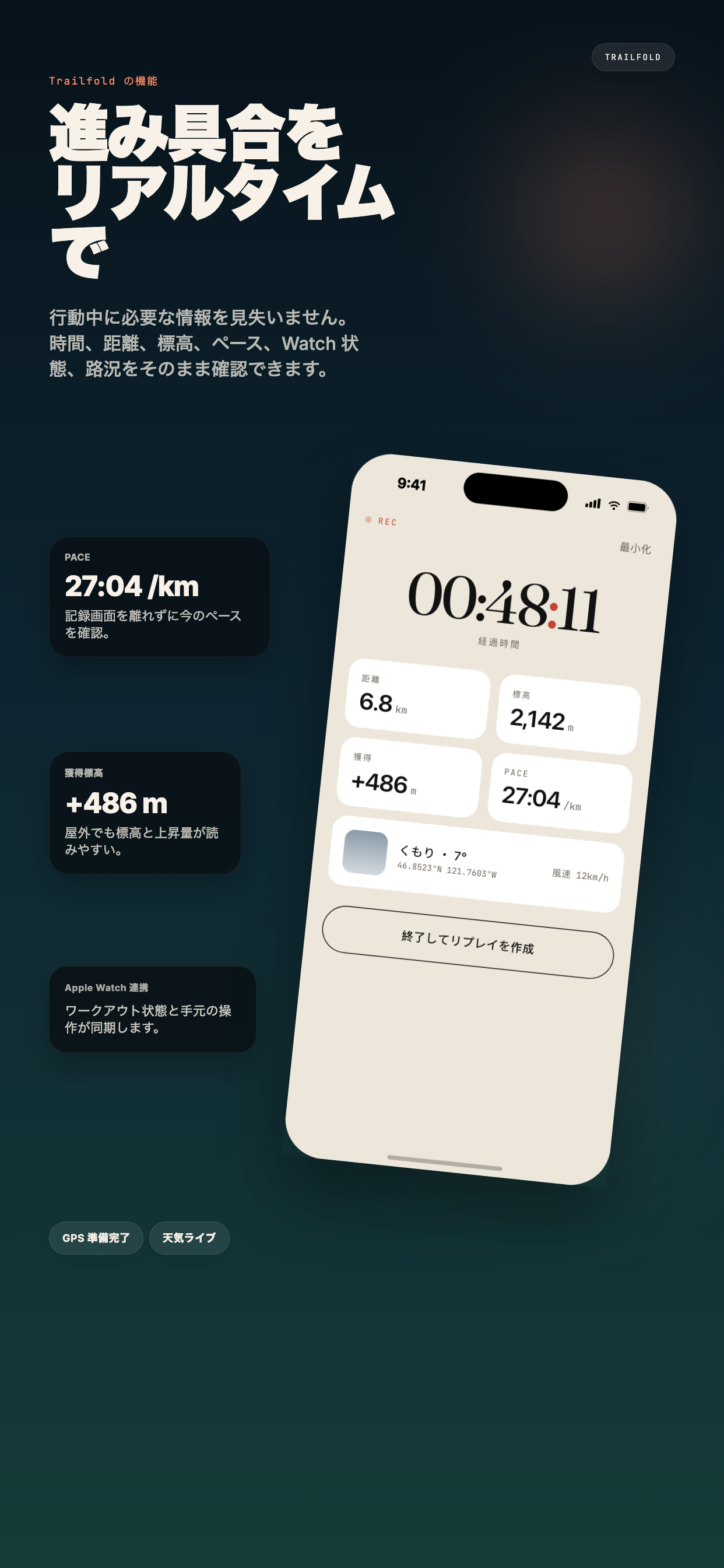 Trailfold（山帖）のスクリーンショット 4